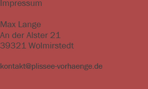 Impressum horizontal-lamellen.de unser Impressum